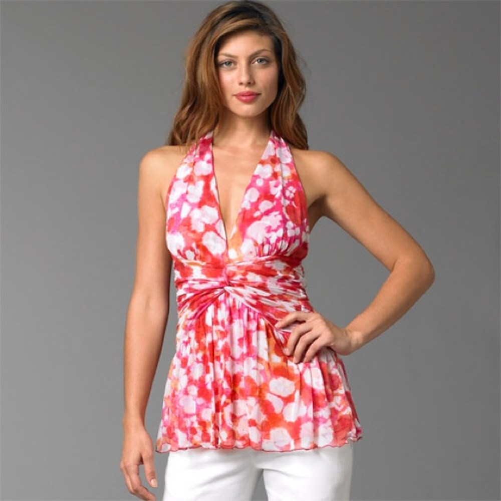 VTG DVF Silk Halter Top